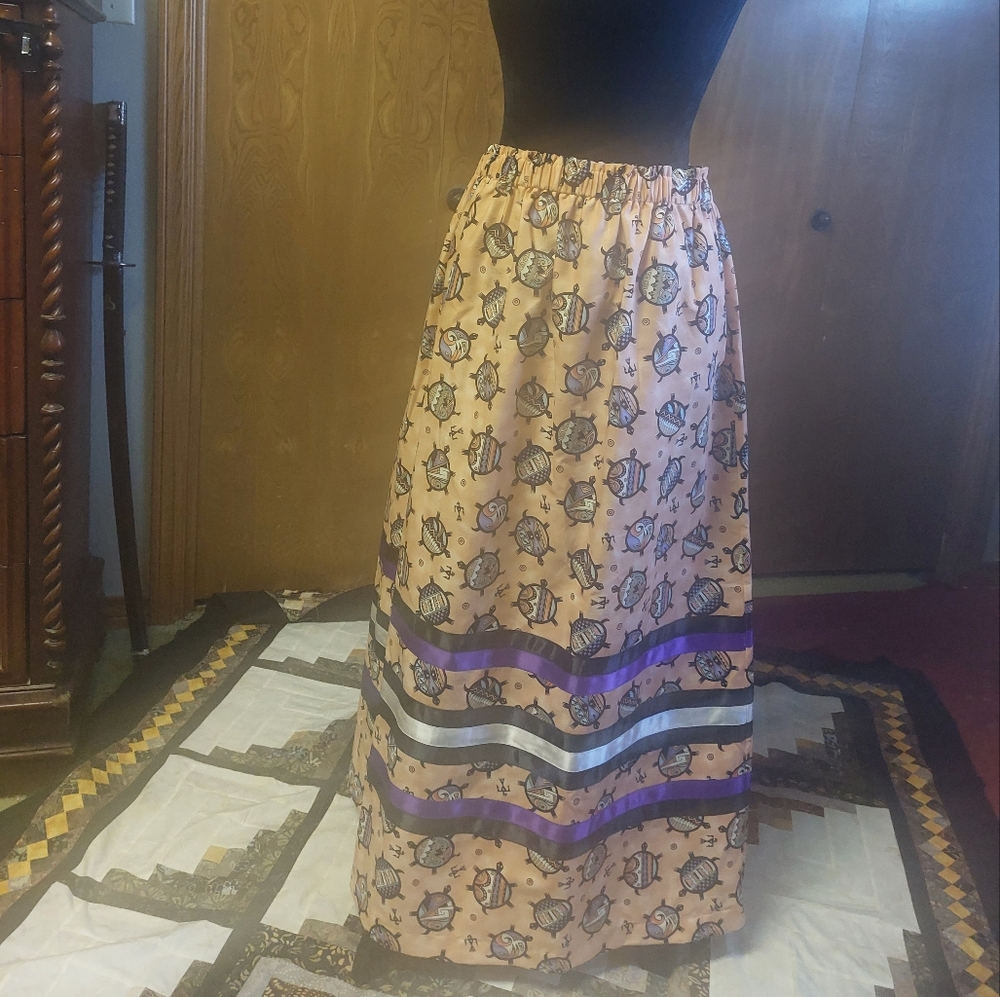 Native American ribbon skirt